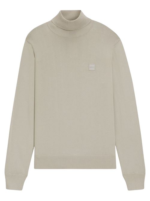 Maglioncino a collo alto in cotone e cashmere Boss Orange | 50527573271